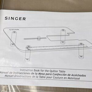 Singer Attachable Clear Acrylic Quilter Table 15" x 20" - MPN: 359153001